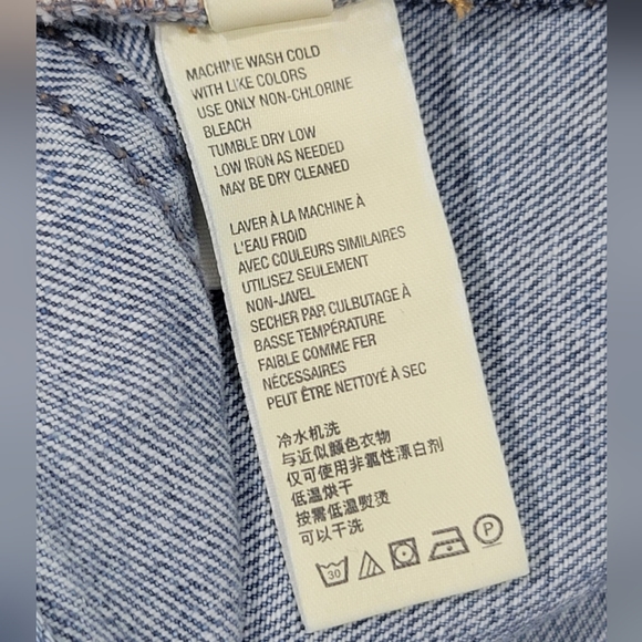 Free People "We the Free" Distressed High-Rise Denim Shorts - Picture 9 of 16